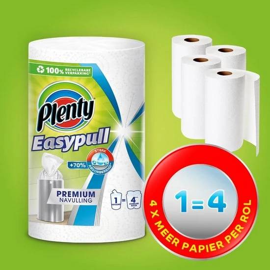 Plenty Easypull Premium Navulrol - 6 Stuks - Kwartaal Voorraad 7 Plenty Easypull Premium Navulrol - 6 Stuks - Kwartaal Voorraad - Afbeelding 7