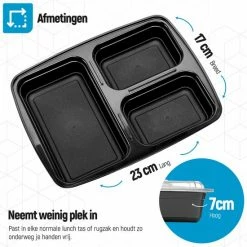 Meal Prep Bakjes - 10 Stuks - 3 Compartimenten - Lunchbox - Diepvriesbakjes - Vershoudbakjes - Plastic Bakjes Met Deksel - Magnetron Bakjes Met Deksel - Meal Prep - Vershouddoos - 1L - BPA Vrij – Fitcrafters 13 Meal Prep Bakjes - 10 Stuks - 3 Compartimenten - Lunchbox - Diepvriesbakjes - Vershoudbakjes - Plastic Bakjes Met Deksel - Magnetron Bakjes Met Deksel - Meal Prep - Vershouddoos - 1L - BPA Vrij – Fitcrafters -SolisVac Plus Shop 550x550 730