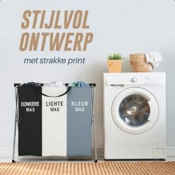Landys Wasmand 3 Vakken - Opvouwbare Wassorteerder Met NL Opdruk - Aluminium Frame - 90L 13 Landys Wasmand 3 Vakken - Opvouwbare Wassorteerder Met NL Opdruk - Aluminium Frame - 90L -SolisVac Plus Shop 550x550 738