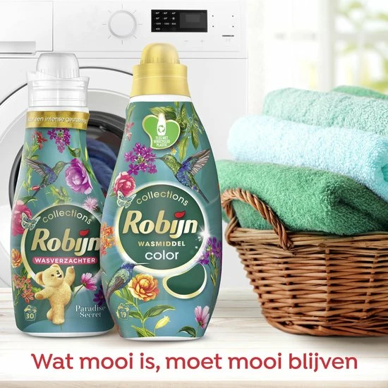 Robijn Paradise Secret Wasmiddel En Wasverzachter - 57 Wasbeurten - Voordeelverpakking 4 Robijn Paradise Secret Wasmiddel En Wasverzachter - 57 Wasbeurten - Voordeelverpakking - Afbeelding 4