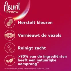 Fleuril Renew Color - Vloeibaar Wasmiddel - Voordeelverpakking - 65 Wasbeurten -SolisVac Plus Shop 550x550 750