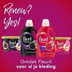 Fleuril Renew Color - Vloeibaar Wasmiddel - Voordeelverpakking - 65 Wasbeurten -SolisVac Plus Shop 550x550 751