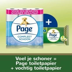 Page Vochtig Toiletpapier - 12 X 38 Stuks - Aloë Vera Vochtig Wc Papier - Voordeelverpakking -SolisVac Plus Shop 550x550 806