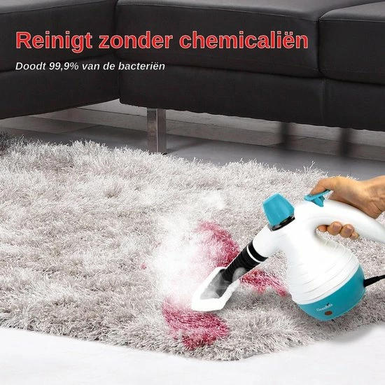 Cleanrite Compact Multipurpose Stoom Reiniger - 10-delige Set - Schoonmaakapparaat - Alles-in-één Handstoomreiniger 5 Cleanrite Compact Multipurpose Stoom Reiniger - 10-delige Set - Schoonmaakapparaat - Alles-in-één Handstoomreiniger - Afbeelding 5