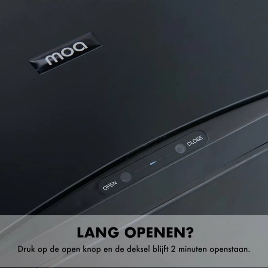 MOA Sensor Prullenbak - 50 Liter - RVS & Duurzaam ABS - Non-slip - Geruisloze Deksel - Vertraagd Sluiten Modus - Zwart - SB02B 8 MOA Sensor Prullenbak - 50 Liter - RVS & Duurzaam ABS - Non-slip - Geruisloze Deksel - Vertraagd Sluiten Modus - Zwart - SB02B - Afbeelding 8
