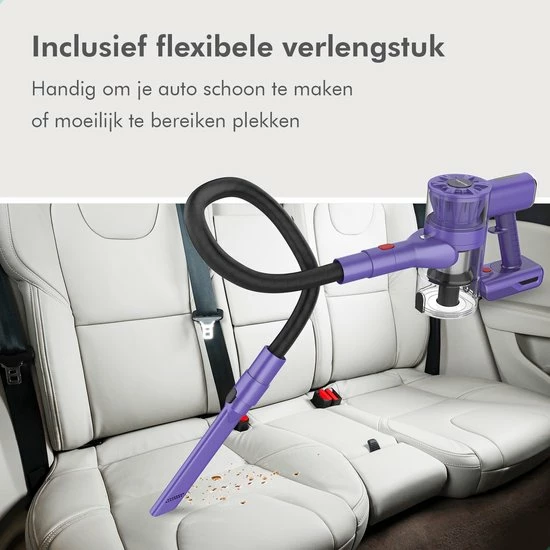 Motionflow Steelstofzuiger Draadloos Zonder Zak - 6 Delige Set - 200 Watt - Uitwasbaar Filter - Ophangsysteem 12 Motionflow Steelstofzuiger Draadloos Zonder Zak - 6 Delige Set - 200 Watt - Uitwasbaar Filter - Ophangsysteem - Afbeelding 12