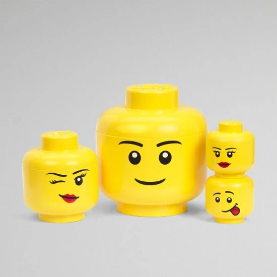 Opbergbox Iconic Hoofd Boy 24 Cm, Geel - LEGO 11 Opbergbox Iconic Hoofd Boy 24 Cm, Geel - LEGO - Afbeelding 11