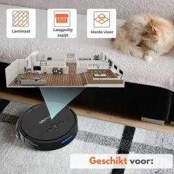 Sanovy 3 In 1 Robotstofzuiger Met Dweilfunctie - 1800 PA- Automatische Laadstation - Dweilrobot – App 14 Sanovy 3 In 1 Robotstofzuiger Met Dweilfunctie - 1800 PA- Automatische Laadstation - Dweilrobot – App -SolisVac Plus Shop 550x550 875