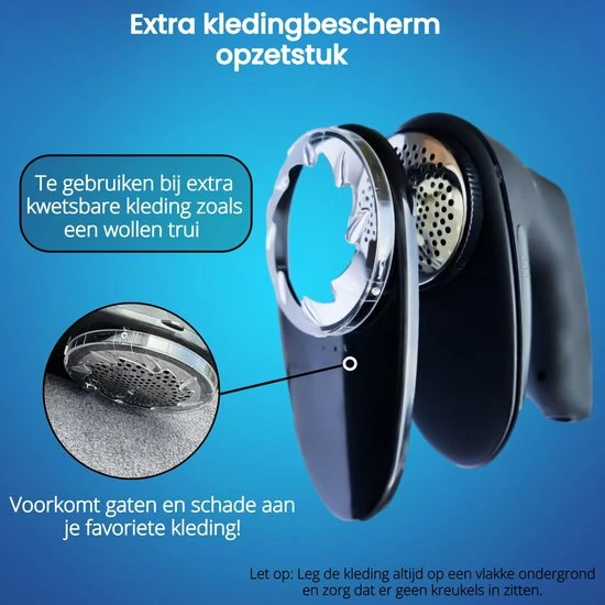 Beepro® Elektrische Pluizenverwijderaar - Ontpluizer - Draadloos En Oplaadbaar - Zwart 8 Beepro® Elektrische Pluizenverwijderaar - Ontpluizer - Draadloos En Oplaadbaar - Zwart - Afbeelding 8