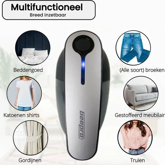 Beepro® Elektrische Pluizenverwijderaar - Ontpluizer - Draadloos En Oplaadbaar - Zwart 12 Beepro® Elektrische Pluizenverwijderaar - Ontpluizer - Draadloos En Oplaadbaar - Zwart - Afbeelding 12