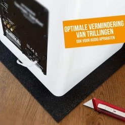 Strex Anti Trillingsmat Wasmachine En Wasdroger - 60 X 60 CM - Geluidsdempende Antislip Mat - Trillingsdemper - Rubber Mat -SolisVac Plus Shop 550x550 904