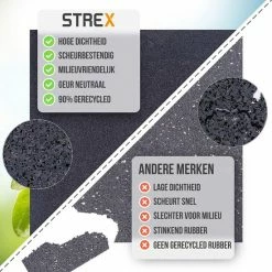 Strex Anti Trillingsmat Wasmachine En Wasdroger - 60 X 60 CM - Geluidsdempende Antislip Mat - Trillingsdemper - Rubber Mat -SolisVac Plus Shop 550x550 905