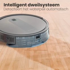 Auronic WiFi Robot Stofzuiger - 1400Pa - Dweilfunctie - Draadloos - Automatisch Laadstation - Stof Tot Hondenhaar - Zwart Met Oranje Accenten -SolisVac Plus Shop 550x550 913