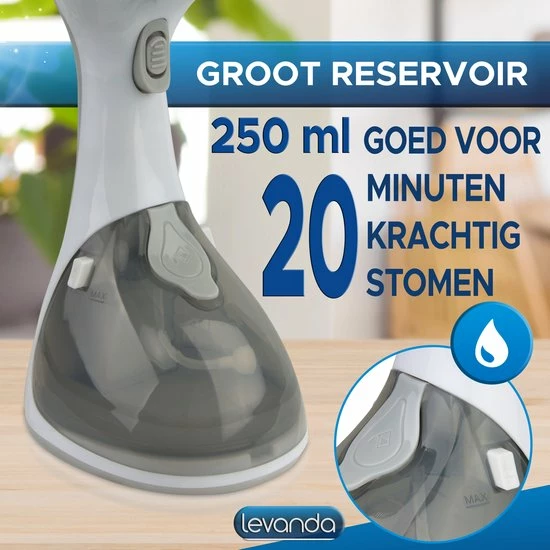 Levanda Kledingstomer - Handstomer Kleding - Stoomreiniger Stoomapparaat Kleding - Garment Steamer Kleding Stomer 6 Levanda Kledingstomer - Handstomer Kleding - Stoomreiniger Stoomapparaat Kleding - Garment Steamer Kleding Stomer - Afbeelding 6