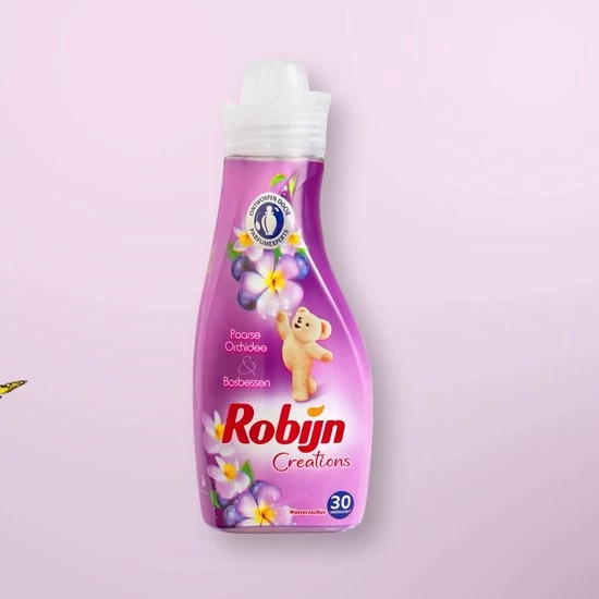 Robijn Creations Paarse Orchidee & Bosbessen Wasverzachter - 8 X 30 Wasbeurten - Voordeelverpakking 2 Robijn Creations Paarse Orchidee & Bosbessen Wasverzachter - 8 X 30 Wasbeurten - Voordeelverpakking - Afbeelding 2