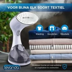 Levanda Kledingstomer - Handstomer Kleding - Stoomreiniger Stoomapparaat Kleding - Garment Steamer Kleding Stomer 18 Levanda Kledingstomer - Handstomer Kleding - Stoomreiniger Stoomapparaat Kleding - Garment Steamer Kleding Stomer -SolisVac Plus Shop 550x550 920