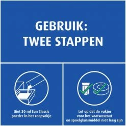 Sun Classic Normaal Vaatwaspoeder - 6 X 80 Wasbeurten - Voordeelverpakking 13 Sun Classic Normaal Vaatwaspoeder - 6 X 80 Wasbeurten - Voordeelverpakking -SolisVac Plus Shop 550x550 932