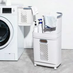 Sens Design Wasmanden Met Deksel - Wassorteerder 3 Vakken Op Wieltjes 28 Sens Design Wasmanden Met Deksel - Wassorteerder 3 Vakken Op Wieltjes -SolisVac Plus Shop 550x550 934