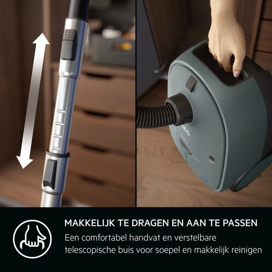 AEG AB61C1OG - Clean 6000 - Stofzuiger Met Zak - Stofzuigers - Stofzuigen - Ocean Green 8 AEG AB61C1OG - Clean 6000 - Stofzuiger Met Zak - Stofzuigers - Stofzuigen - Ocean Green - Afbeelding 8