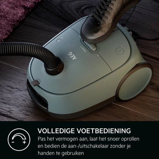 AEG AB61C1OG - Clean 6000 - Stofzuiger Met Zak - Stofzuigers - Stofzuigen - Ocean Green 10 AEG AB61C1OG - Clean 6000 - Stofzuiger Met Zak - Stofzuigers - Stofzuigen - Ocean Green - Afbeelding 10
