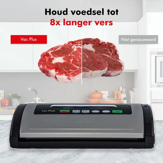 Solis Vac Plus 571 Vacumeermachine - Vacuümmachine Met Marineerfunctie - Vacuüm Sealer Met Ingebouwde Foliesnijder 9 Solis Vac Plus 571 Vacumeermachine - Vacuümmachine Met Marineerfunctie - Vacuüm Sealer Met Ingebouwde Foliesnijder - Afbeelding 9