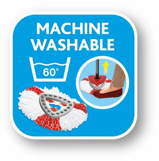 Vileda TURBO 2in1 - Pedaalsysteem Met 2 Navullingen 7 Vileda TURBO 2in1 - Pedaalsysteem Met 2 Navullingen - Afbeelding 7