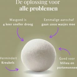 Good Lifehacks Goodlifehacks Originele XL 6 Stuks Drogerballen Met Geurolie - Wasbollen - Wasverzachter - Zero Waste Dryerballs - Duurzaam - Herbruikbare Droogballen - Wit & Grijs - Met GRATIS Essentiële Geurolie -SolisVac Plus Shop 550x558 3