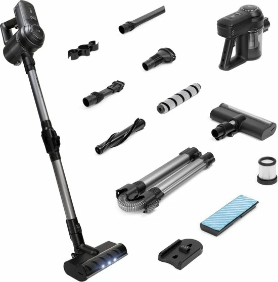 JAP Appliances JAP Cyclone C3 - 4in1 Steelstofzuiger - Met Dweilfunctie - Anti-allergie - Snoerloos - Stofzuiger Zonder Zak 1 JAP Appliances JAP Cyclone C3 - 4in1 Steelstofzuiger - Met Dweilfunctie - Anti-allergie - Snoerloos - Stofzuiger Zonder Zak