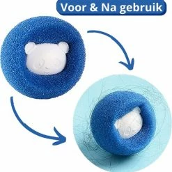De Blaffende Kat Wasdrogerbollen - Droger Ballen - Huisdier Haarverwijderaar - 4 Wasbollen Voor Wasmachine En Droger -SolisVac Plus Shop 550x560 2