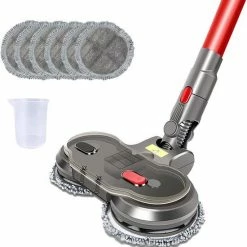 Merkloos Elektrische Mop Dweil Voor Dyson Steelstofzuiger - Dweilsysteem Voor V7 / V8 / V10 / V11/ V15series - Vloerwisser - Vloermop - Nat & Droog Mop