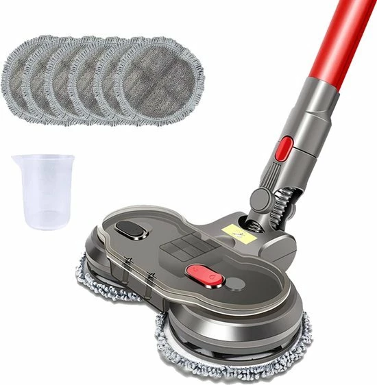 Merkloos Elektrische Mop Dweil Voor Dyson Steelstofzuiger - Dweilsysteem Voor V7 / V8 / V10 / V11/ V15series - Vloerwisser - Vloermop - Nat & Droog Mop 1 Merkloos Elektrische Mop Dweil Voor Dyson Steelstofzuiger - Dweilsysteem Voor V7 / V8 / V10 / V11/ V15series - Vloerwisser - Vloermop - Nat & Droog Mop
