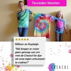 CREACOL Tie Dye Kit – 8 Kleuren 120 Ml – Tie Dye Set – Knutselen Meisjes - Sinterklaas Cadeautjes - 36+ Projecten -SolisVac Plus Shop 550x563 2