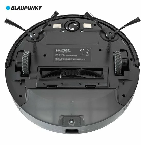 Blaupunkt Bluebot XVAC BPK-VCBB1XVB – Robotstofzuiger Met Optie Tot Dweilfunctie – Slimme Gyro Navigatie 8 Blaupunkt Bluebot XVAC BPK-VCBB1XVB – Robotstofzuiger Met Optie Tot Dweilfunctie – Slimme Gyro Navigatie - Afbeelding 8