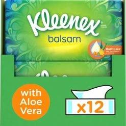 Kleenex Tissues - Balsam - Voordeelverpakking - 12 X 64 Stuks = 768 Zakdoekjes