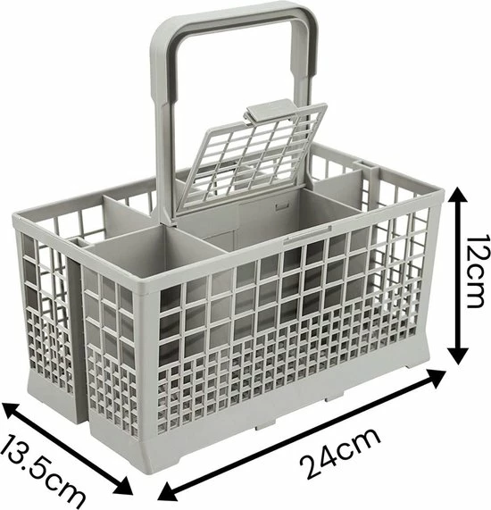 Universele Bestekmand - Bestekmand Vaatwasser - Bestekhouder - Bestekmand - Grijs - Able & Borret 5 Universele Bestekmand - Bestekmand Vaatwasser - Bestekhouder - Bestekmand - Grijs - Able & Borret - Afbeelding 5