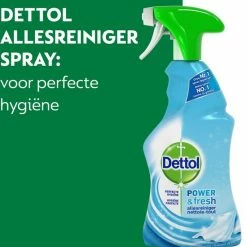 Dettol Power & Fresh - Allesreiniger Spray - Katoenfris - 6 X 500 Ml 9 Dettol Power & Fresh - Allesreiniger Spray - Katoenfris - 6 X 500 Ml -SolisVac Plus Shop 550x573 4