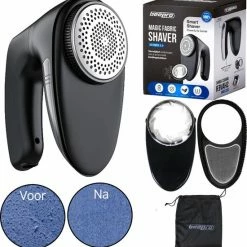 Beepro® Elektrische Pluizenverwijderaar - Ontpluizer - Draadloos En Oplaadbaar - Zwart