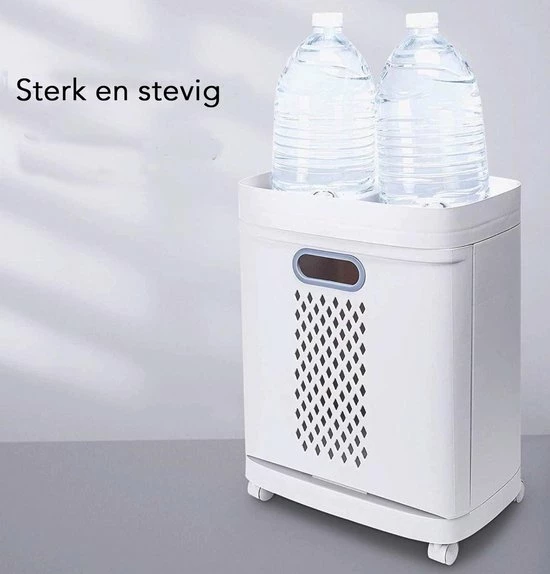 Sens Design Wasmanden Met Deksel - Wassorteerder 3 Vakken Op Wieltjes 14 Sens Design Wasmanden Met Deksel - Wassorteerder 3 Vakken Op Wieltjes - Afbeelding 14