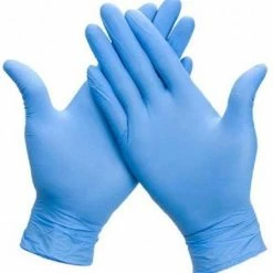Merkloos Wegwerp Handschoenen - Nitril Handschoenen - Poedervrij - Blauw - Maat M - 100 Stuks