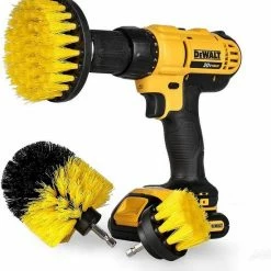 Merkloos 3 Delige Borstelset Voor Boormachine, Opzetstuk Voor Boormachine, Reinigingsborstels, Boorborstels