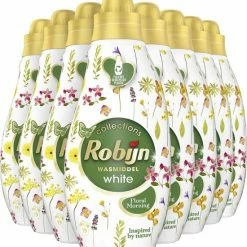 Robijn Klein & Krachtig Wit Floral Morning Vloeibaar Wasmiddel - 8 X 19 Wasbeurten - Voordeelverpakking