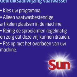Sun Classic Normaal Vaatwaspoeder - 6 X 80 Wasbeurten - Voordeelverpakking 12 Sun Classic Normaal Vaatwaspoeder - 6 X 80 Wasbeurten - Voordeelverpakking -SolisVac Plus Shop 550x580 3