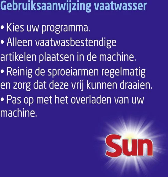 Sun Classic Normaal Vaatwaspoeder - 6 X 80 Wasbeurten - Voordeelverpakking 5 Sun Classic Normaal Vaatwaspoeder - 6 X 80 Wasbeurten - Voordeelverpakking - Afbeelding 5