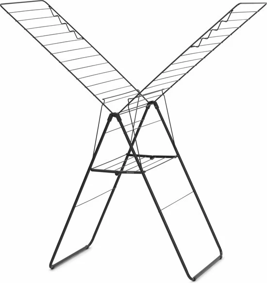 Brabantia HangOn Droogrek Inklapbaar - 25 Meter - Matt Black 10 Brabantia HangOn Droogrek Inklapbaar - 25 Meter - Matt Black - Afbeelding 10