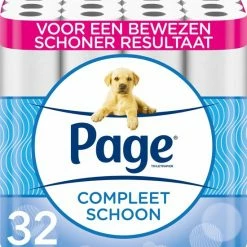 Page Toiletpapier - 32 Rollen - Compleet Schoon Wc Papier - Voordeelverpakking