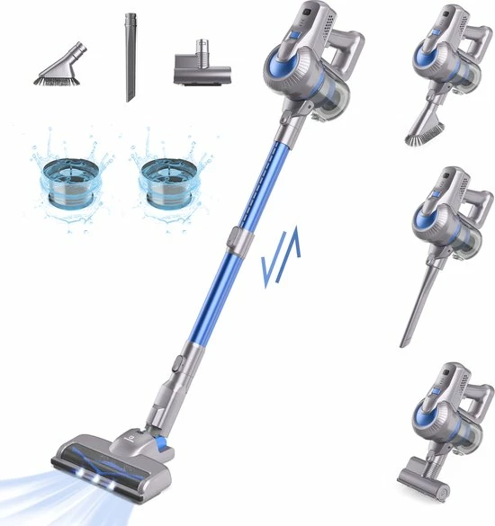 Greenote GSC50 Steelstofzuiger Draadloos - 23KPA - 200W - 4 In 1 - Dubbele Digitale Motor - Black Friday 2022 1 Greenote GSC50 Steelstofzuiger Draadloos - 23KPA - 200W - 4 In 1 - Dubbele Digitale Motor - Black Friday 2022