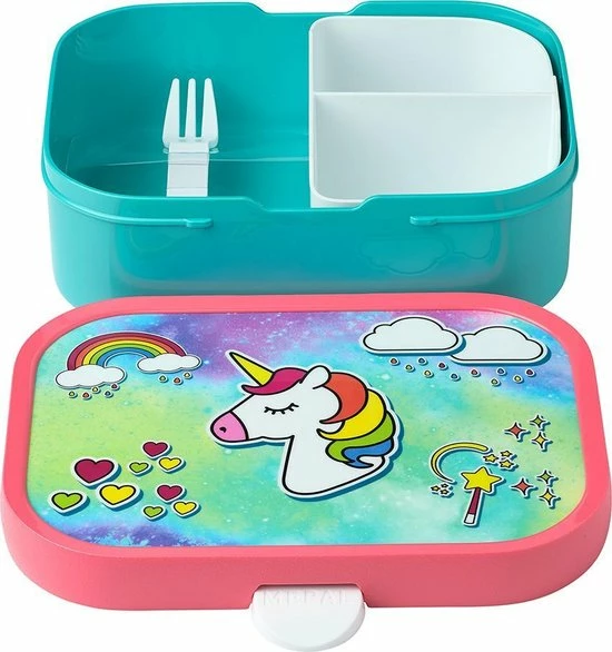 Mepal – Lunchset Campus (pu + Lb) – Pop-up Drinkfles En Broodtrommel Voor Kinderen – Unicorn – Bento Box – Lekvrij 8 Mepal – Lunchset Campus (pu + Lb) – Pop-up Drinkfles En Broodtrommel Voor Kinderen – Unicorn – Bento Box – Lekvrij - Afbeelding 8