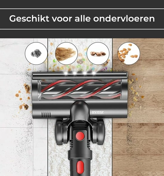 Steelstofzuiger Draadloos 200Watt Met 4 Verschillende Opzetstukken (draadloze Stofzuiger) Zedar S600 11 Steelstofzuiger Draadloos 200Watt Met 4 Verschillende Opzetstukken (draadloze Stofzuiger) Zedar S600 - Afbeelding 11