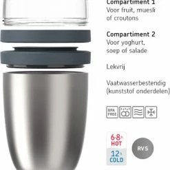 Mepal – Isoleer Lunchpot Ellipse – Houdt Je Eten 6-8 Uur Warm En 12 Uur Koud – Rose Gold – 2 Compartimenten – Soep Beker To Go – Yoghurt Beker Muesli - Thermos Lunchbox 13 Mepal – Isoleer Lunchpot Ellipse – Houdt Je Eten 6-8 Uur Warm En 12 Uur Koud – Rose Gold – 2 Compartimenten – Soep Beker To Go – Yoghurt Beker Muesli - Thermos Lunchbox -SolisVac Plus Shop 550x595 1