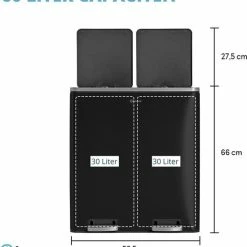 Duo Prullenbak 60 Liter Homra Quickx - 2-vaks Afvalscheidings Pedaalemmer Van Homra – 60 Liter (2x30 L) Vuilbak – Zwarte Afvalemmer Met 2 Vakken - RVS - Vuilnisbak Keuken - Hygiënisch Afval Scheiden - Zwart - Pedaal Prullenbak - Vuilnisemmer 12 Duo Prullenbak 60 Liter Homra Quickx - 2-vaks Afvalscheidings Pedaalemmer Van Homra – 60 Liter (2x30 L) Vuilbak – Zwarte Afvalemmer Met 2 Vakken - RVS - Vuilnisbak Keuken - Hygiënisch Afval Scheiden - Zwart - Pedaal Prullenbak - Vuilnisemmer -SolisVac Plus Shop 550x598 4